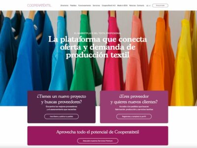 Cooperatèxtil 2.0, nueva plataforma que conecta la industria textil